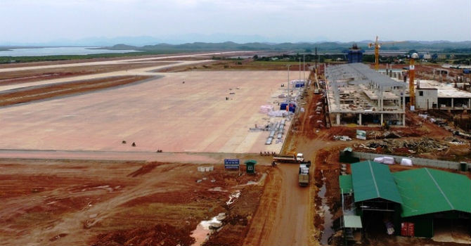 [Ảnh] Công trường sân bay hơn 7.000 tỷ đồng ở Quảng Ninh