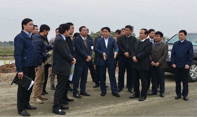 Bất động sản Vuông | Chủ tịch Nguyễn Đức Chung kiểm tra dự án đầu tư xây dựng đường trục phía Nam