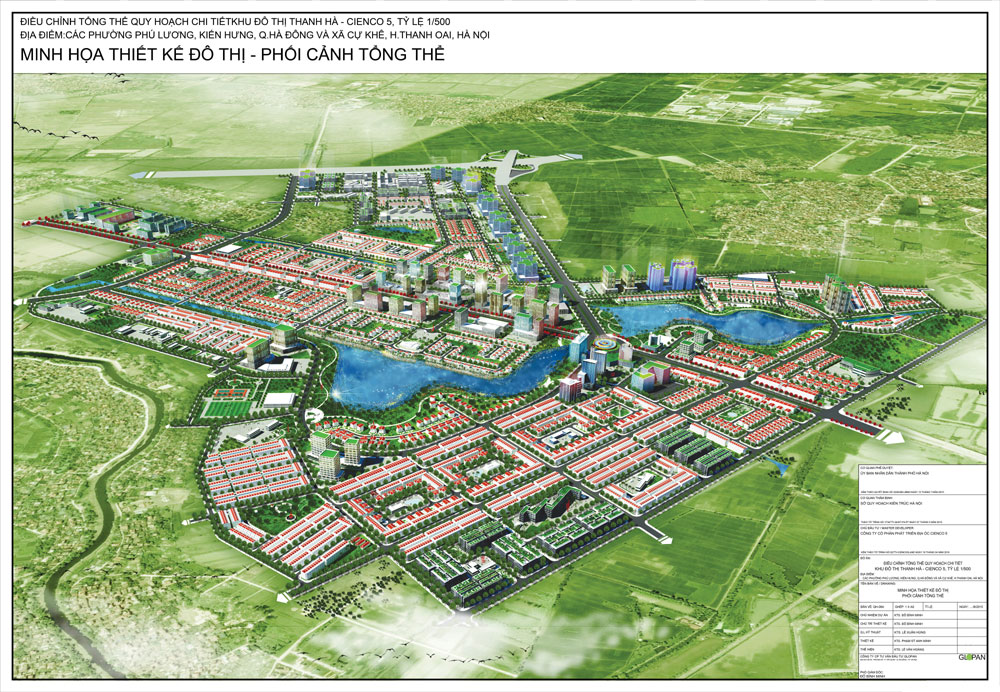 Bất động sản Vuông | [Flycam] Chùm ảnh Khu đô thị Thanh Hà tuyệt đẹp