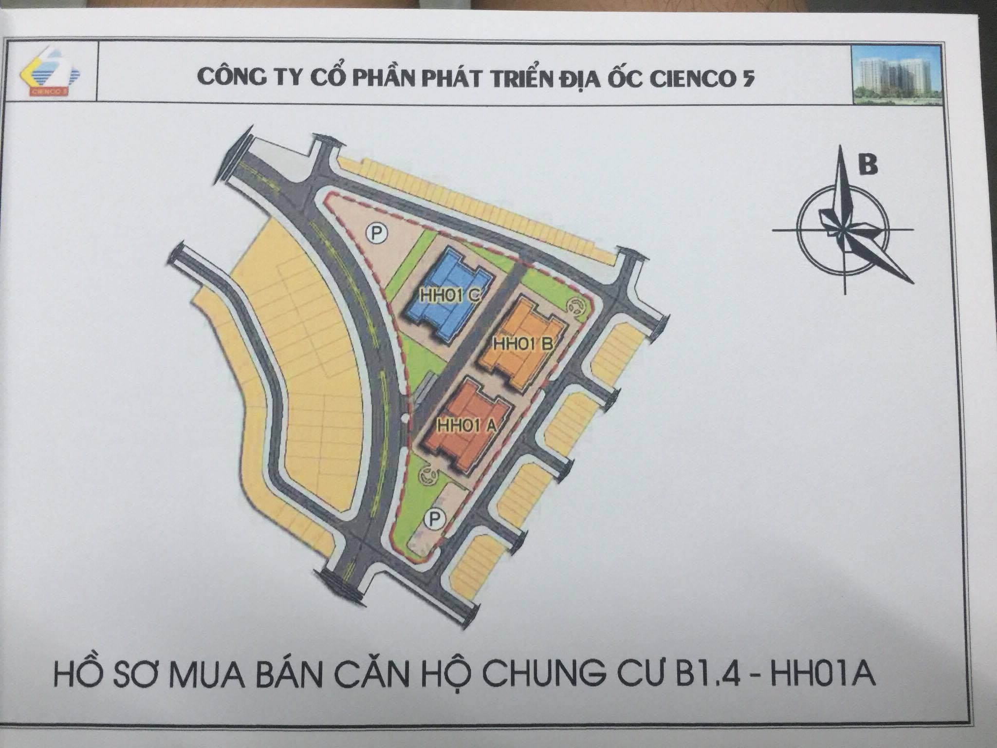 Bất động sản Vuông | Thiết Kế Căn Hộ Chung Cư B1.4 HH01 Thanh Hà