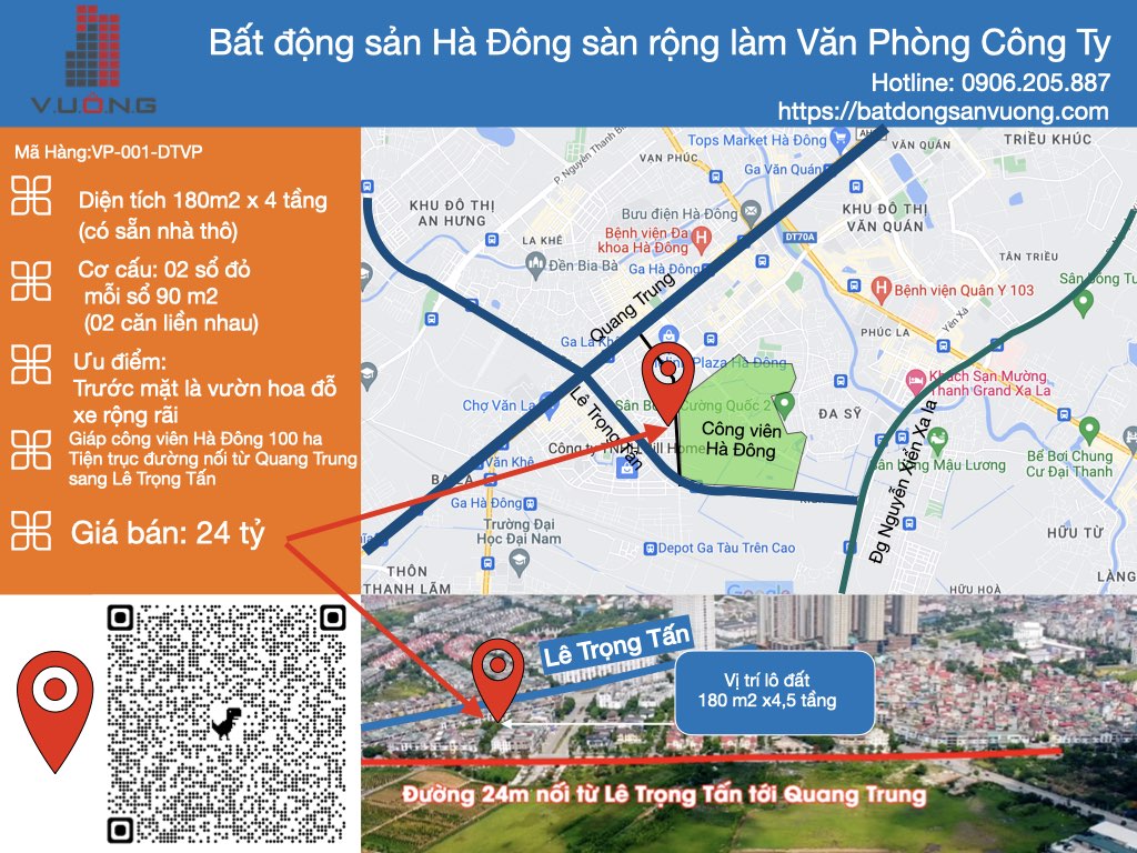 Bán nhà Liền kề phân khu LKCVP, mặt đường 12m, nhà hướng Nam, Khu đô thị Văn Phú [#H3545.2382]