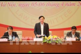Khai mạc Phiên họp toàn thể lần thứ 11 Ủy ban Pháp luật của Quốc hội