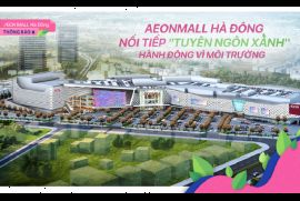 Chuẩn bị khai trương đại siêu thị Aeon Mall Hà Đông