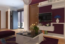Thiết kế nội thất căn hộ chung cư Văn Phú Victoria 56 m2