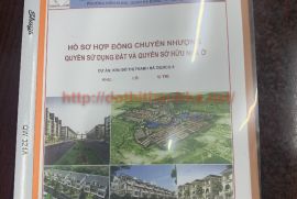 Mẫu hợp đồng chuyển nhượng quyền sử dụng đất liền kề biệt thự khu đô thị thanh hà cienco 5 mới nhất 2021