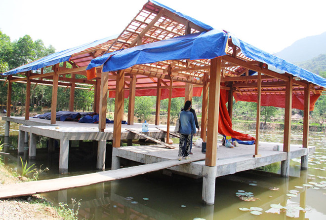 Khu nghá» dÆ°á»¡ng 'chui' trong rá»«ng phÃ²ng há»