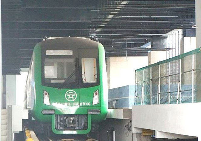 Toàn bộ 13 đoàn tàu Cát Linh - Hà Đông về tới dự án - Ảnh 3.
