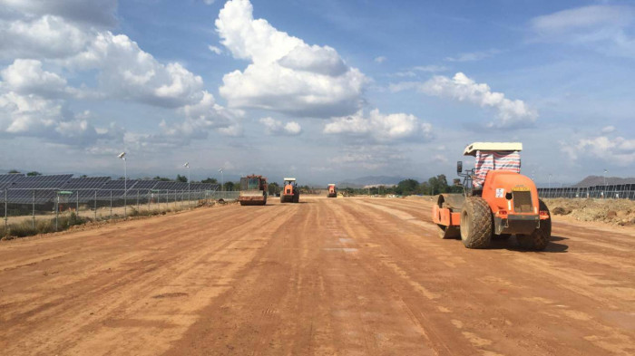 Toàn cảnh dự án cao tốc Phan Thiết - Vĩnh Hảo ngày đêm thi công 9