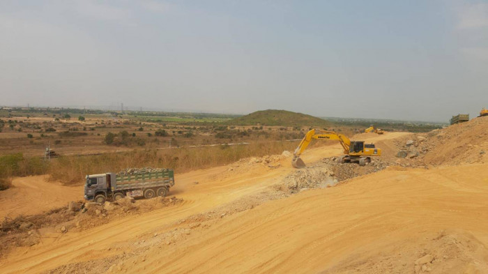 Toàn cảnh dự án cao tốc Phan Thiết - Vĩnh Hảo ngày đêm thi công 6