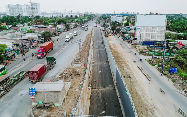 ToÃ n cáº£nh nÃºt giao thÃ´ng ká»³ vá»ng sáº½ lÃ m giáº£m Ã¹n táº¯c cho toÃ n khu ÄÃ´ng TP.HCM