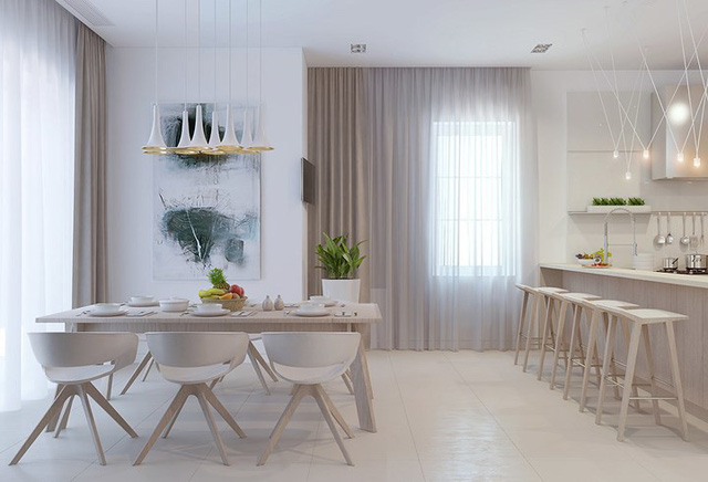 Mẫu thiết kế nhà 2 tầng đẹp hiện đại, sang trọng - Ảnh 4.