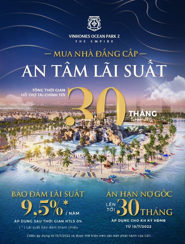 Bất động sản Vuông | Chính sách bán hàng phân và giá bán khu Kinh Đô Ánh Sáng - Vinhomes Ocean Park 2