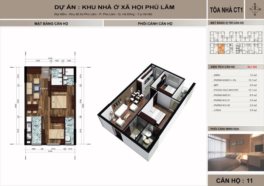 Căn hộ 11 toà CTI