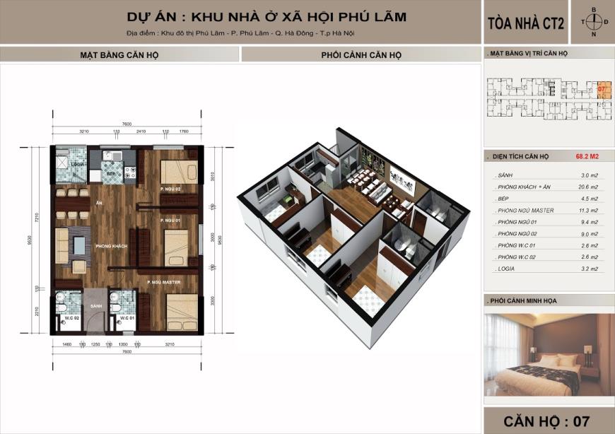 Căn hộ 07 toà CT2