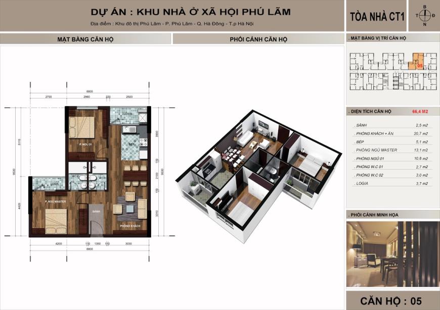 Căn hộ 05 toà CTI
