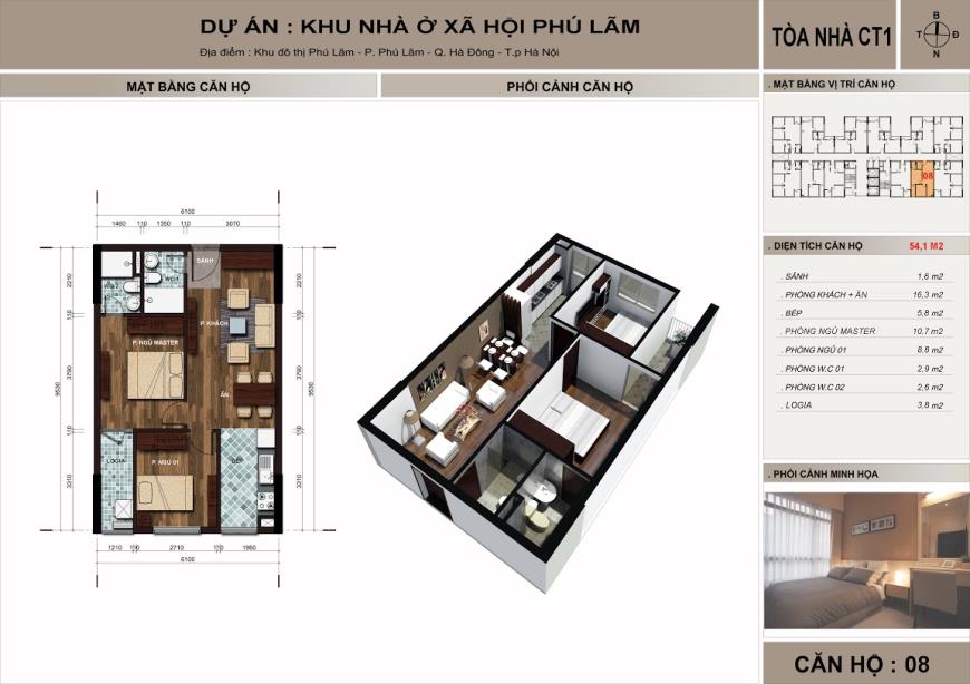 Căn hộ 08 toà CTI
