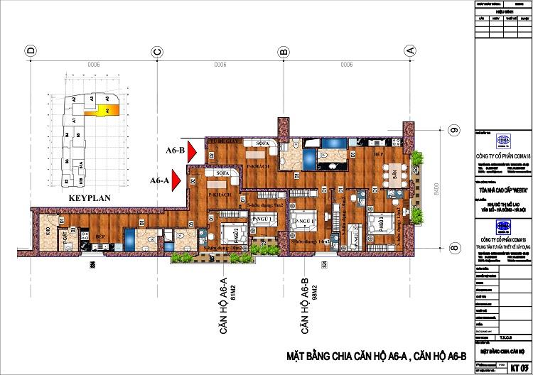 Bất động sản Vuông | Thiết kế mặt bằng dự án Westa Trần Phú