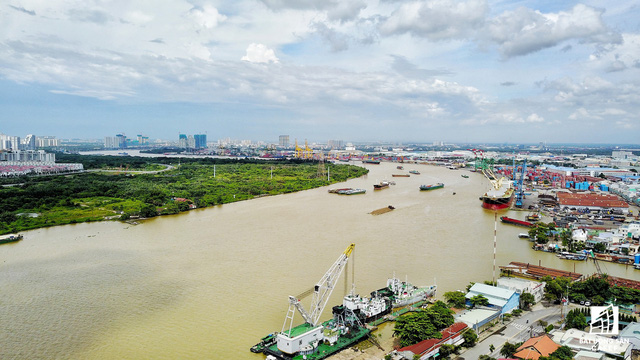 
Vị trí sẽ được xây dựng cầu Thủ Thiêm 4, kết nối khu đô thị Thủ Thiêm với quận 7, cách chân cầu Thân Thuận (quận 4) khoảng 1km.
