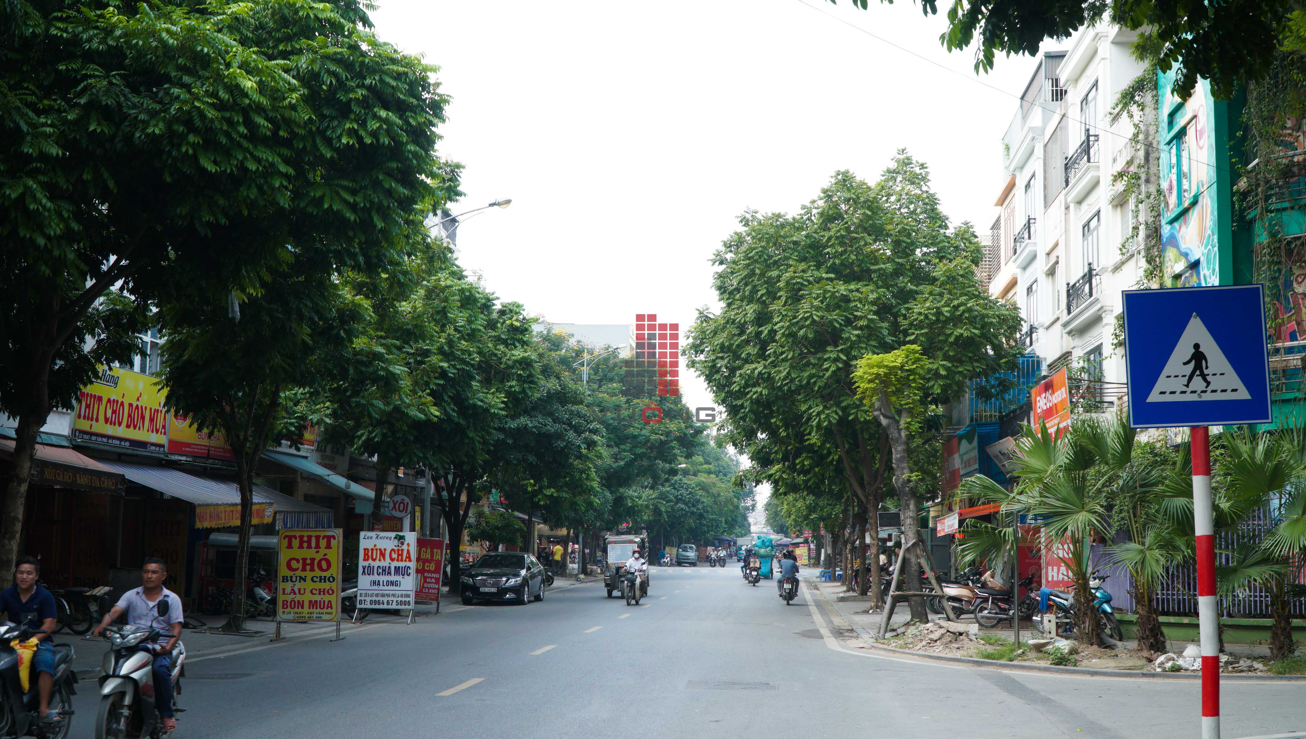 khu vực đường 24m khu đô thị Văn Phú 