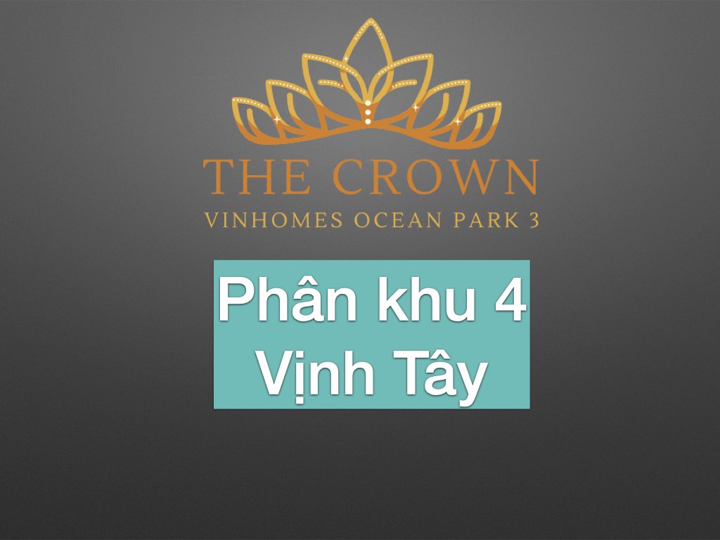 bảng giá bán phân khu Vịnh Tây Vinhomes Ocean Park 3