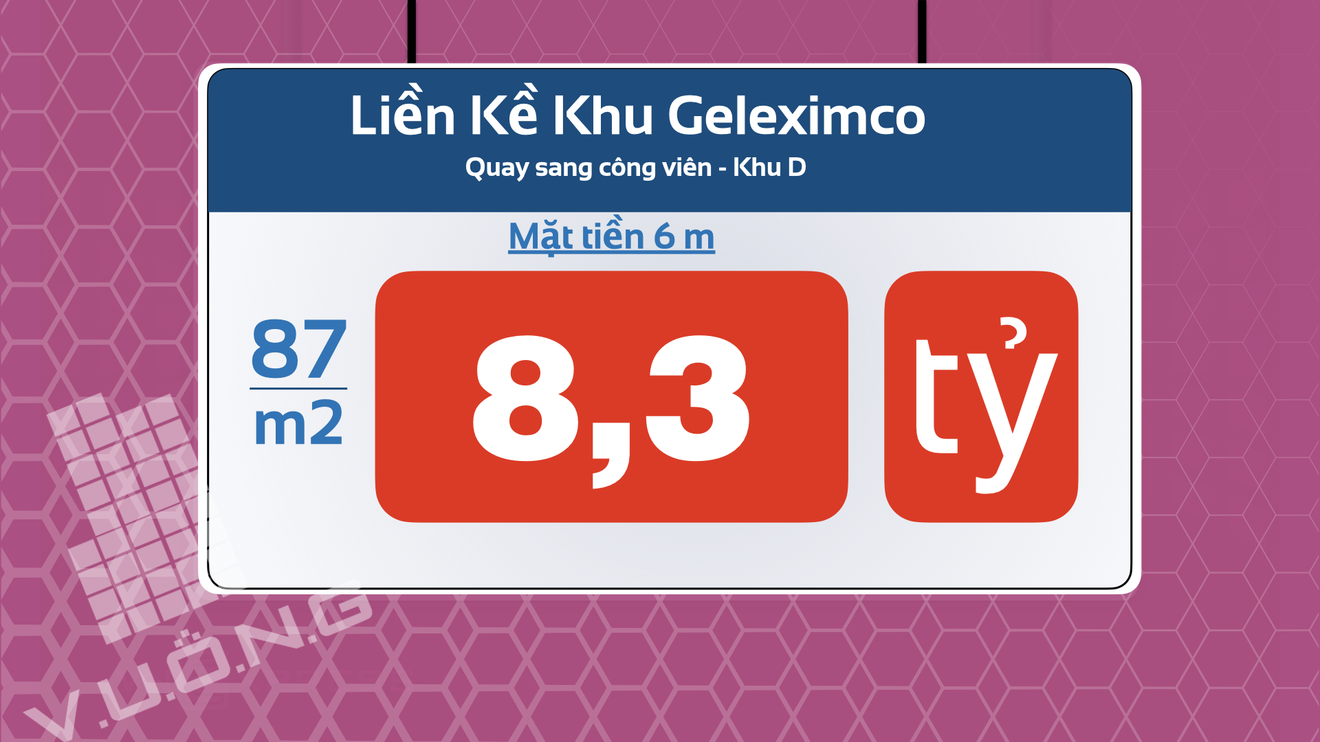 Bán liền kề Geleximco