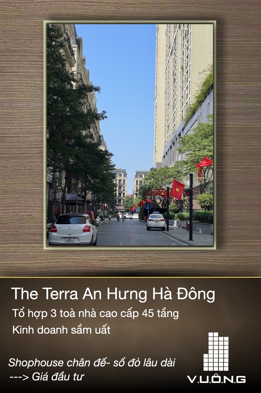 Bán shophosue chân đế The Terra An Hưng