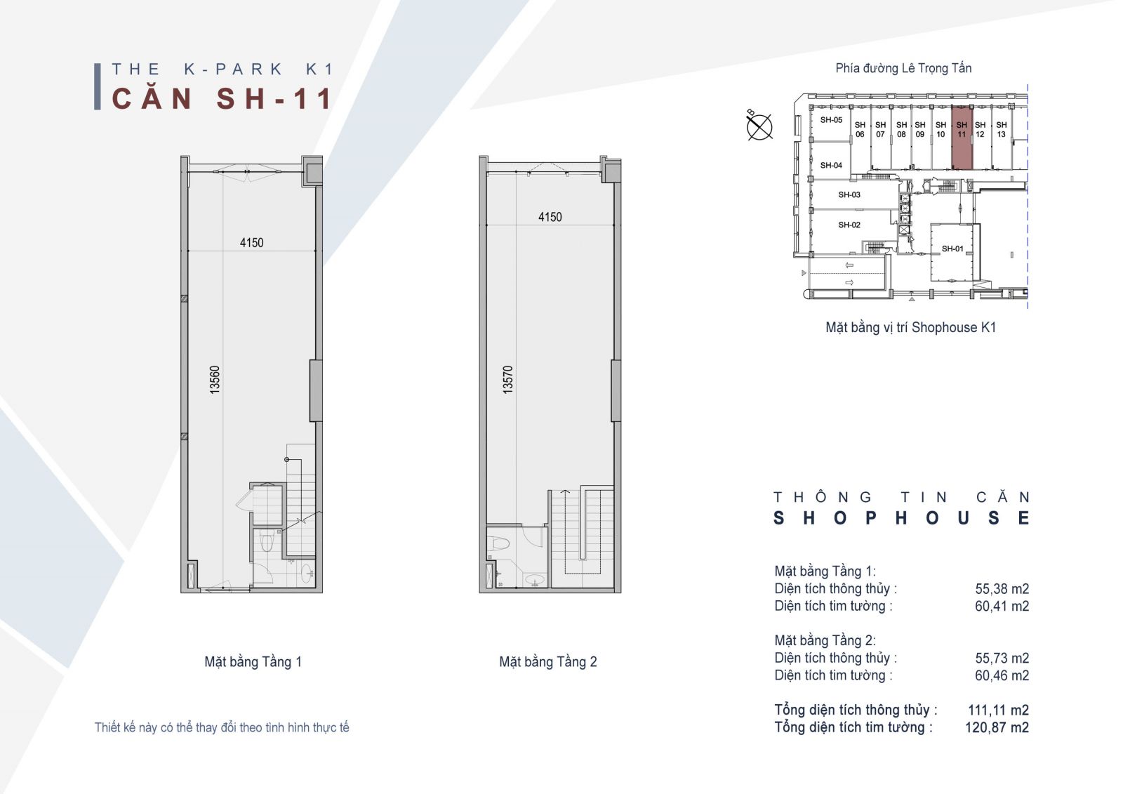 Bất động sản Vuông | Mặt bằng Shophouse chung cư The K-Park Văn Phú Hà Đông