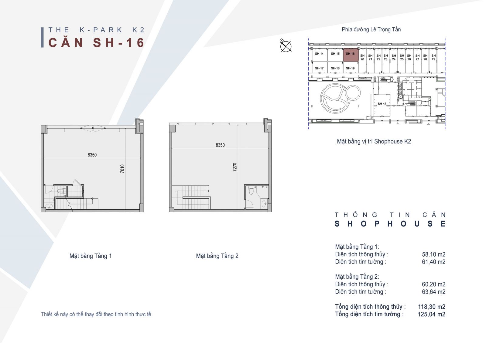 Bất động sản Vuông | Mặt bằng Shophouse chung cư The K-Park Văn Phú Hà Đông