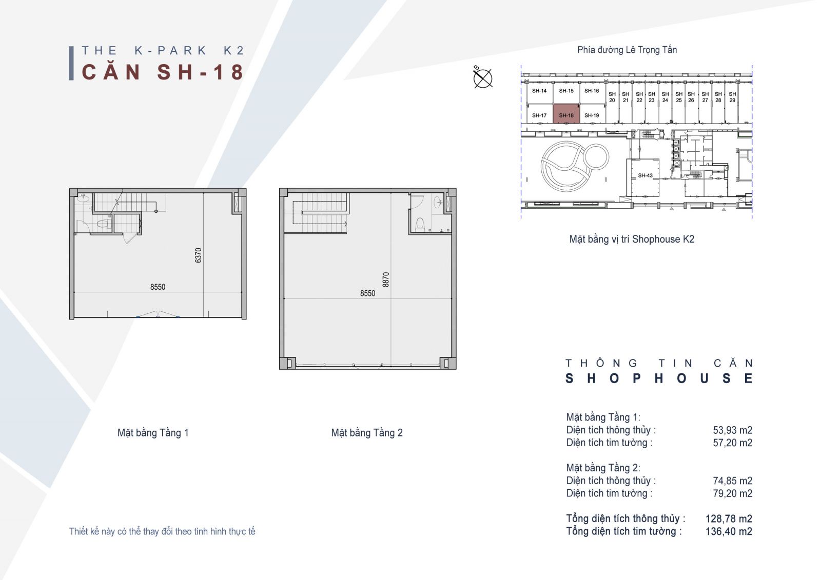 Bất động sản Vuông | Mặt bằng Shophouse chung cư The K-Park Văn Phú Hà Đông
