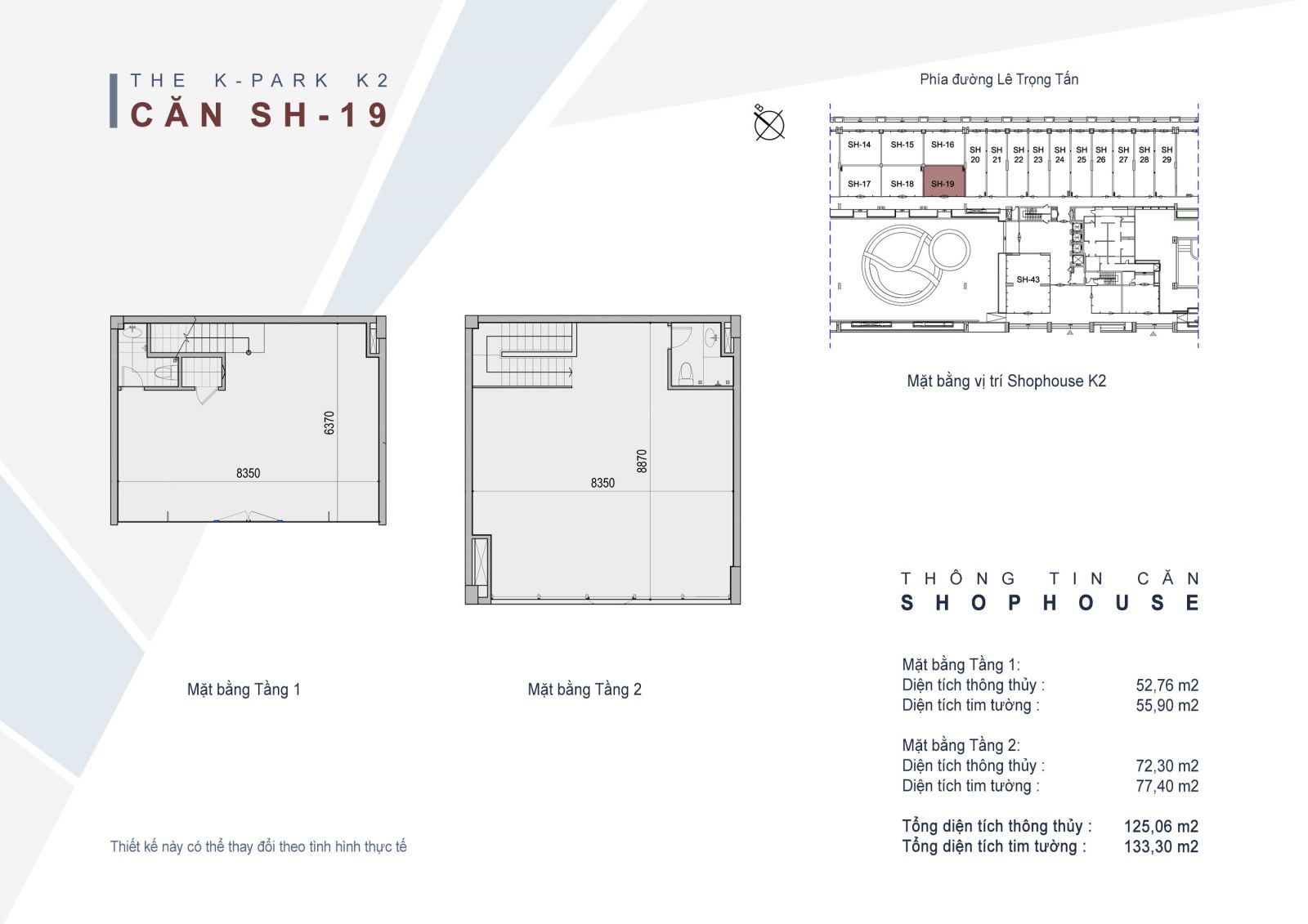 Bất động sản Vuông | Mặt bằng Shophouse chung cư The K-Park Văn Phú Hà Đông