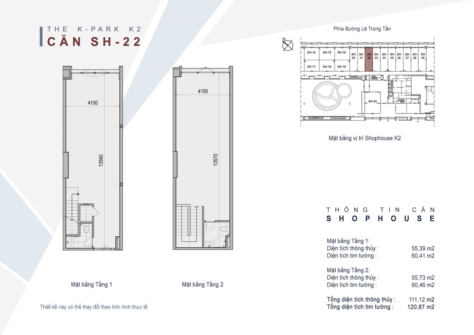 Bất động sản Vuông | Mặt bằng Shophouse chung cư The K-Park Văn Phú Hà Đông
