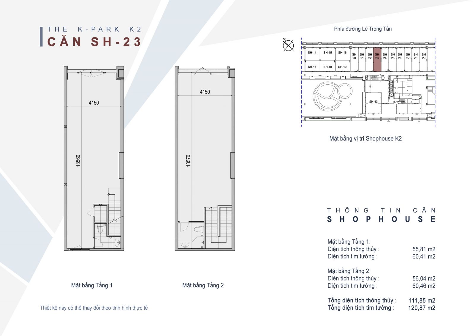 Bất động sản Vuông | Mặt bằng Shophouse chung cư The K-Park Văn Phú Hà Đông