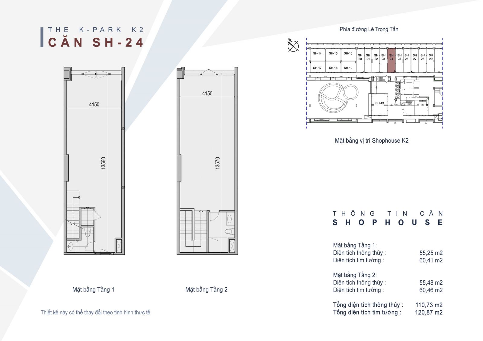 Bất động sản Vuông | Mặt bằng Shophouse chung cư The K-Park Văn Phú Hà Đông