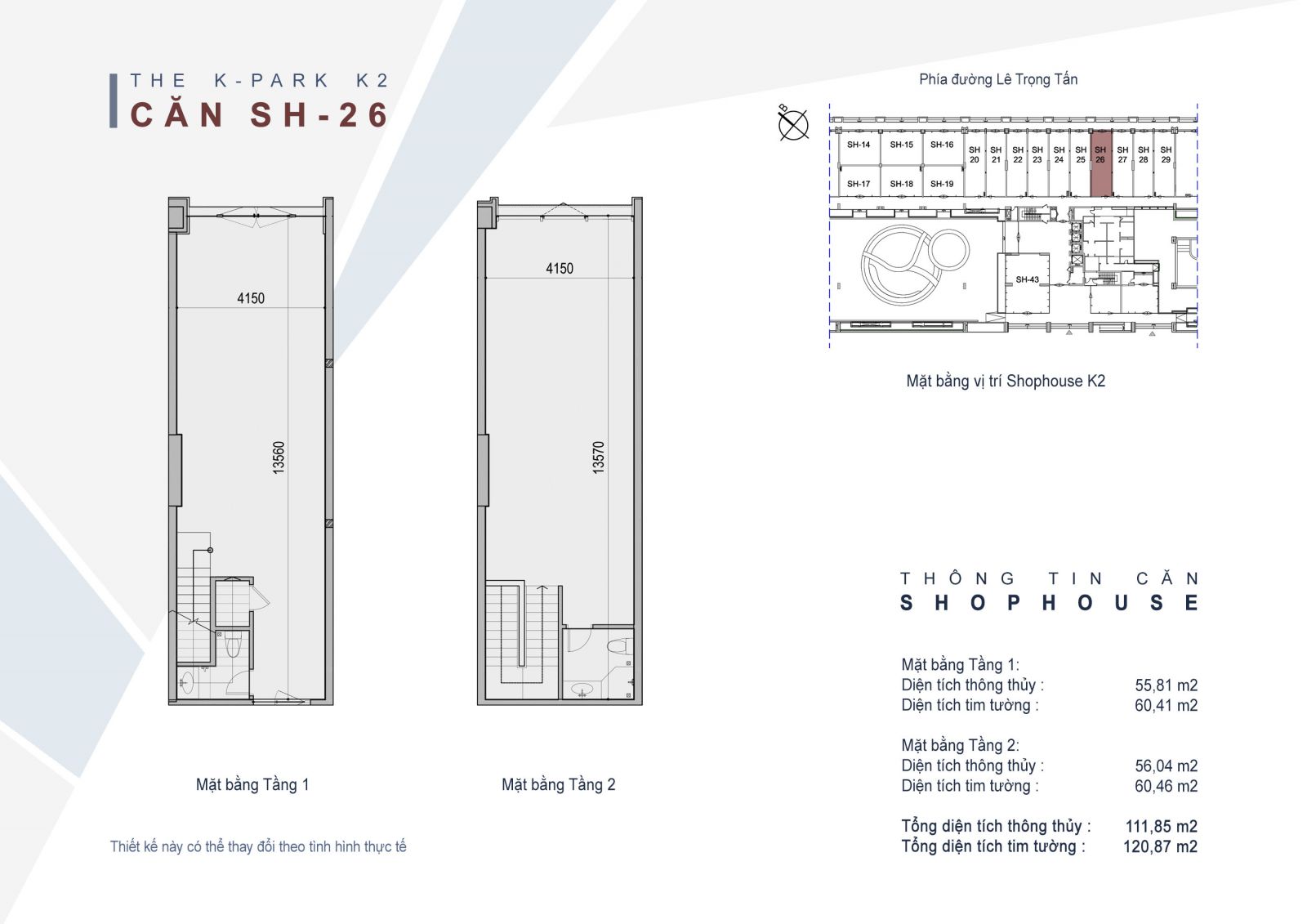Bất động sản Vuông | Mặt bằng Shophouse chung cư The K-Park Văn Phú Hà Đông