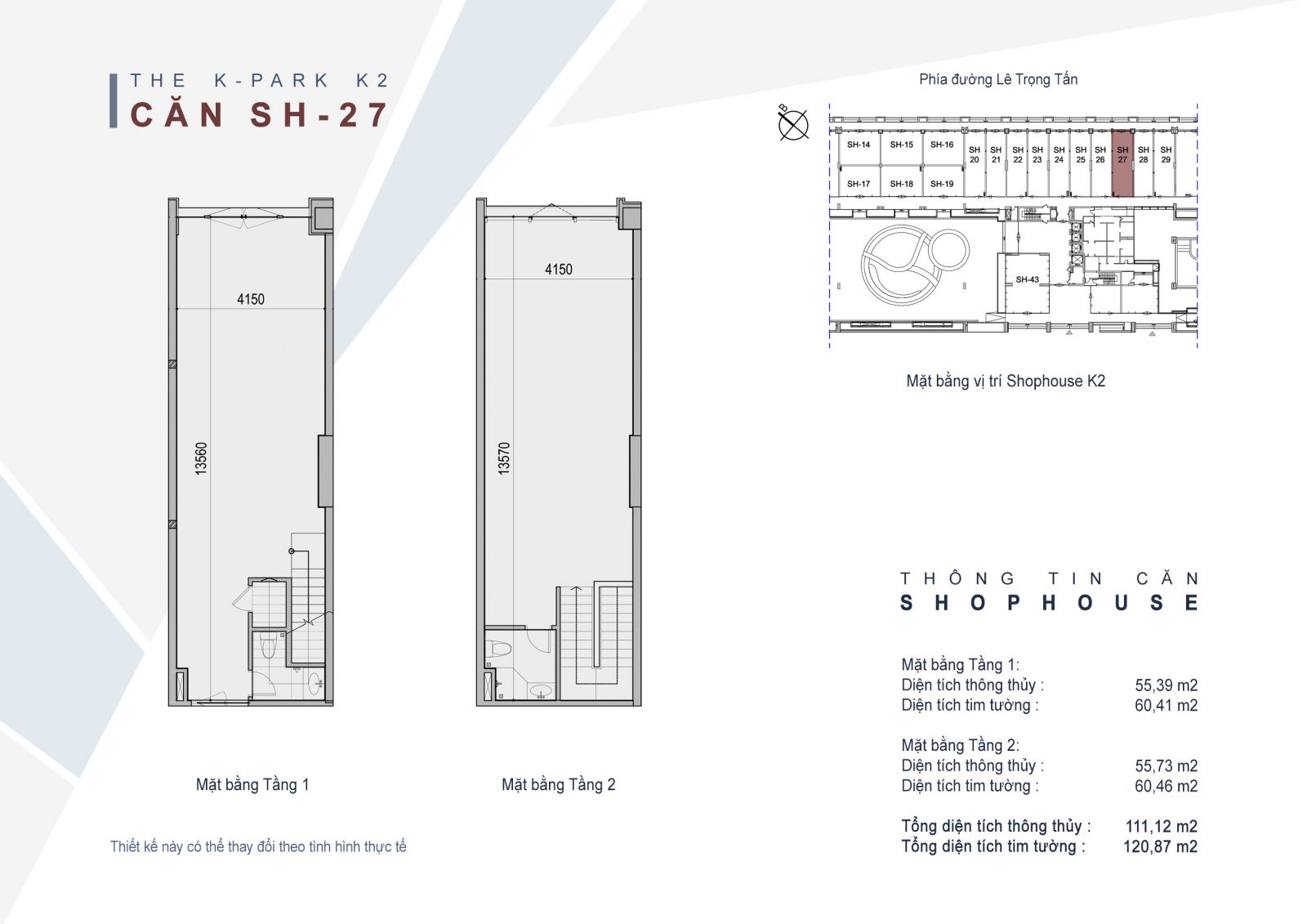 Bất động sản Vuông | Mặt bằng Shophouse chung cư The K-Park Văn Phú Hà Đông