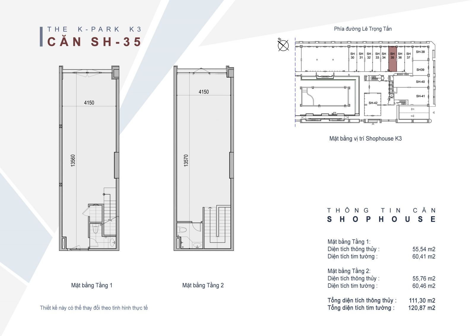 Bất động sản Vuông | Mặt bằng Shophouse chung cư The K-Park Văn Phú Hà Đông