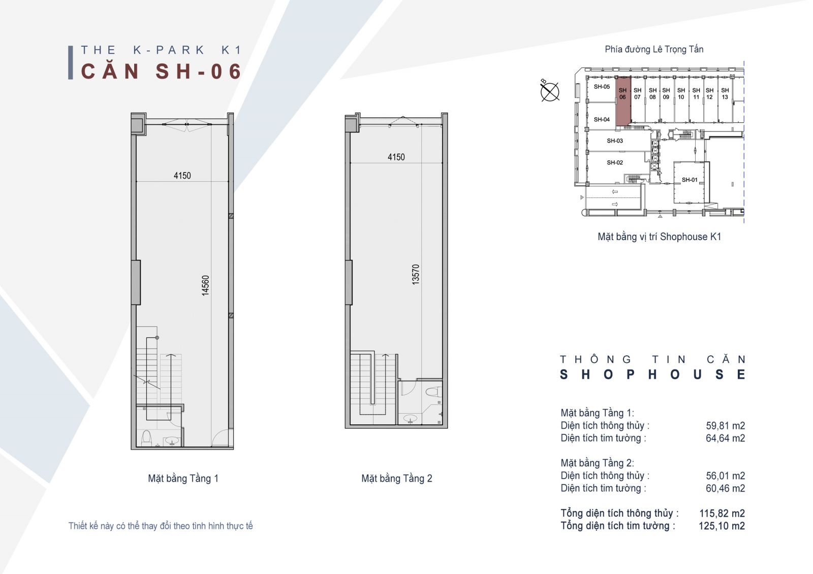 Bất động sản Vuông | Mặt bằng Shophouse chung cư The K-Park Văn Phú Hà Đông