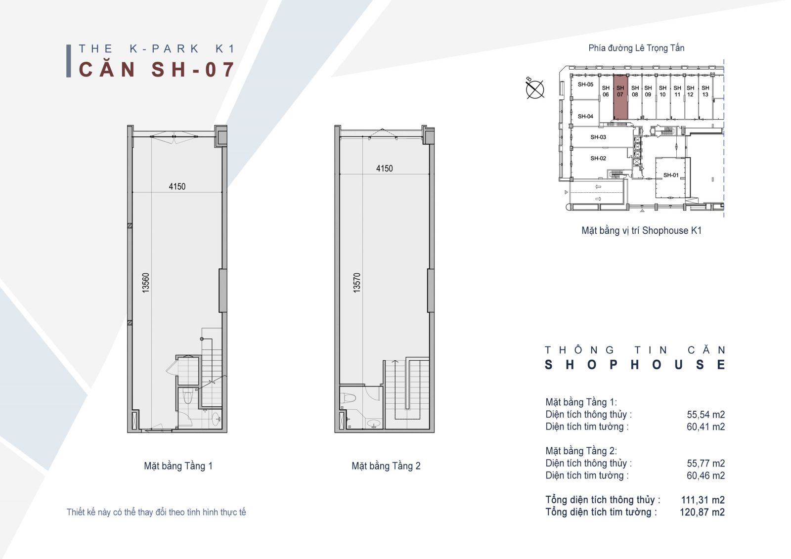 Bất động sản Vuông | Mặt bằng Shophouse chung cư The K-Park Văn Phú Hà Đông