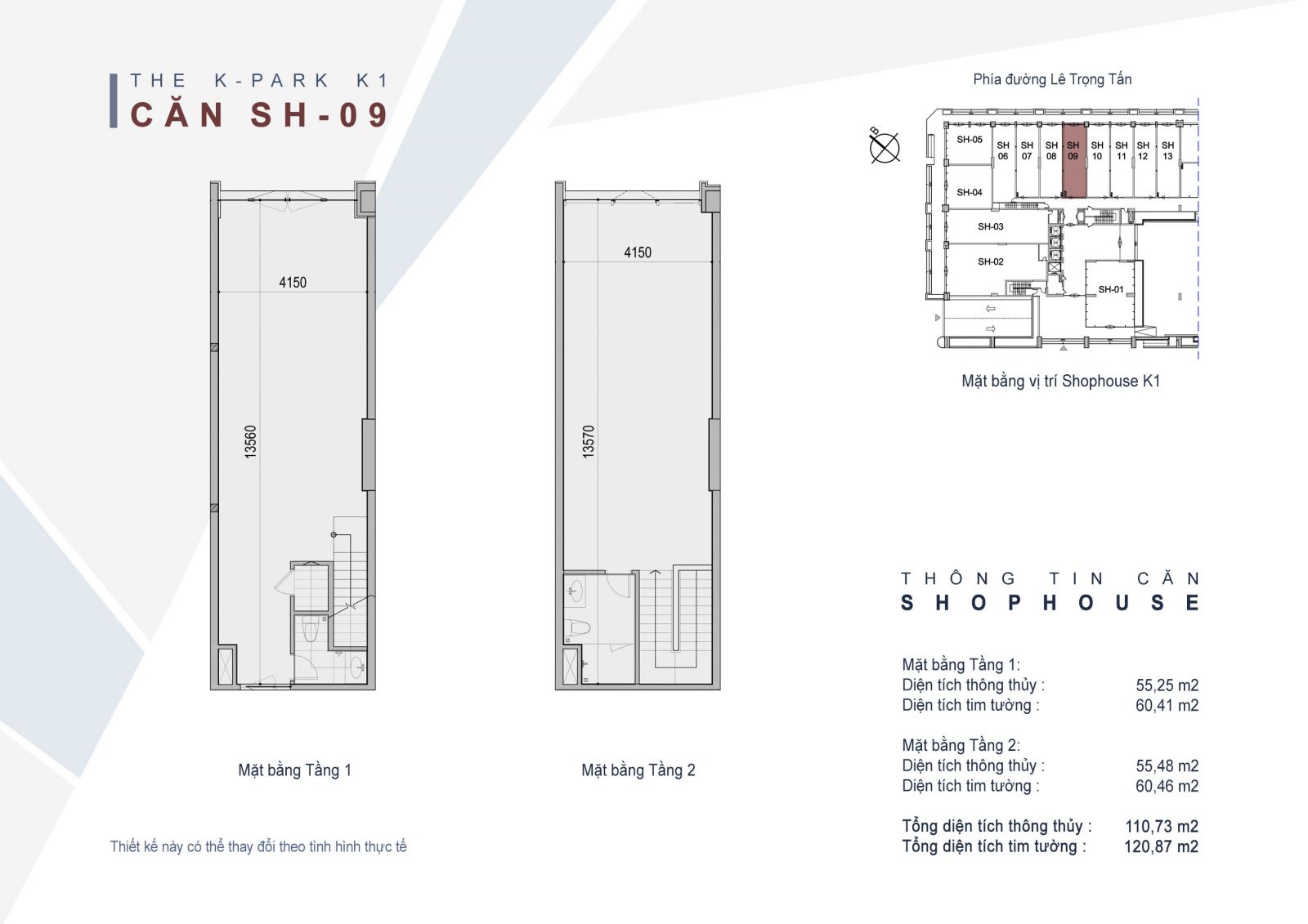 Bất động sản Vuông | Mặt bằng Shophouse chung cư The K-Park Văn Phú Hà Đông