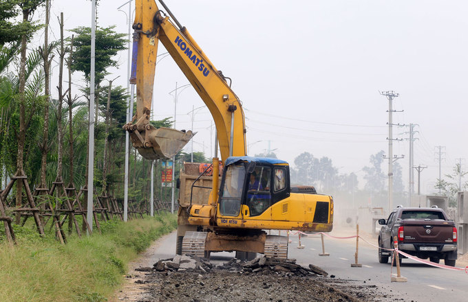 Bất động sản Vuông | Đường 5.000 tỷ nối bốn quận, huyện Hà Nội sắp khánh thành