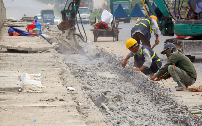 Bất động sản Vuông | Đường 5.000 tỷ nối bốn quận, huyện Hà Nội sắp khánh thành