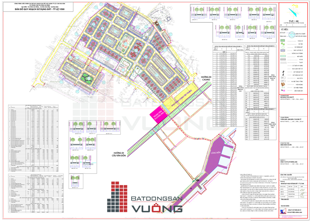 Quy hoạch tổng thể khu đô thị Vương Long - đặc khu kinh tế Vân Đồn - Quảng Ninh