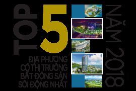 Top 5 địa phương có thị trường bất động sản sôi động nhất 2018