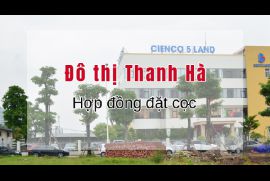 Hợp đồng đặt cọc đăng ký mua tài sản Biệt thự Thanh Hà, Liền kề Thanh Hà Cienco 5