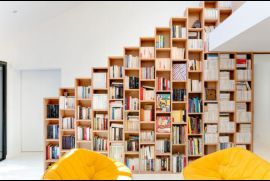 Choáng ngợp với thiết kế căn hộ dành cho người mê sách