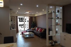 Ảnh nội thất thực tế căn hộ 135m2 chung cư Văn Phú Victoria - căn 3208