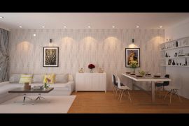 Thiết kế nội thất căn hộ chung cư Văn Phú Victoria 97 m2 mẫu 03