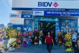Ngày 15/06/2021 BIDV Chính thức khai trương phòng giao dịch tại Khu đô thị Thanh Hà 