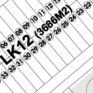 Vị trí căn số 13 lô LK12 Khu đô thị Văn Phú