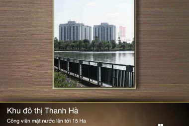 Bán Biệt Thự Thanh Hà 200m² Hướng Tây Nam Mặt Tiền 10m, Đường 14m, View Vườn Hoa